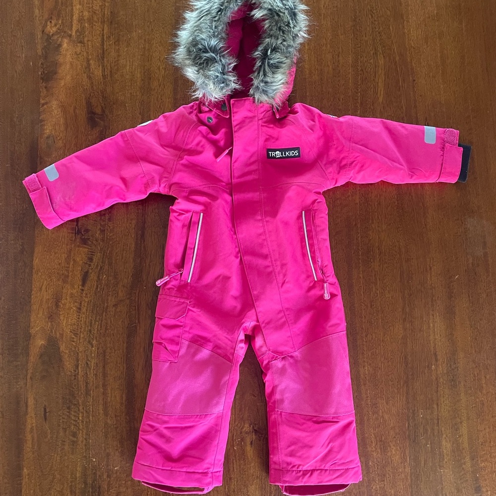 12-18M Trollkids Snowsuit with Fur Hood
